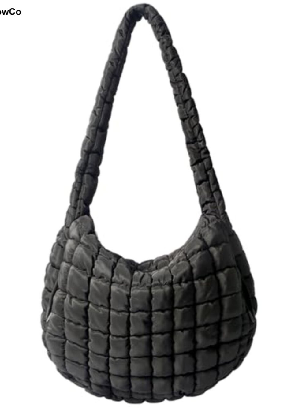 Quilted Puffer Tote Bag for Women Nylon Lightweight Shoulder Crossbody